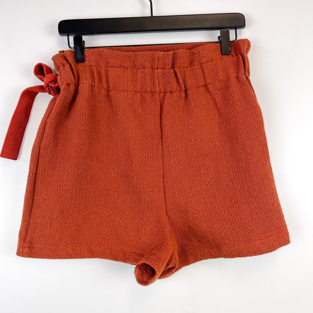 Urban Outfitters (M) Orange High Rise Skort Front Wrap Womens Shorts - Picture 4 of 9